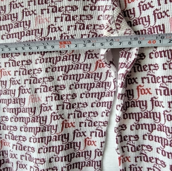 Fox  Vintage Y2K  Logo Waffle Longsleeve Top - Picture 9 of 11
